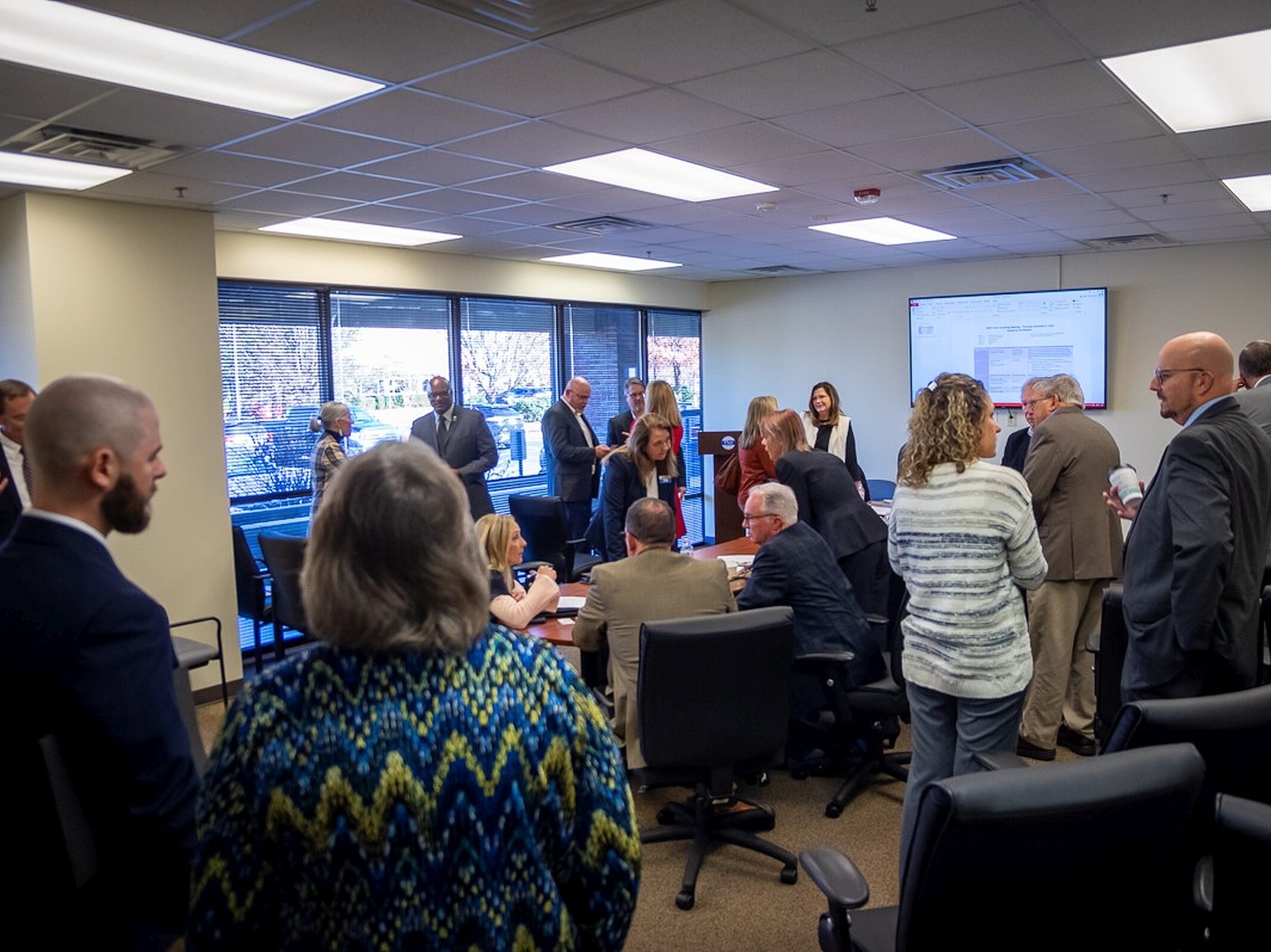 Marshall Joint Council Meeting participants in TMI conference room.